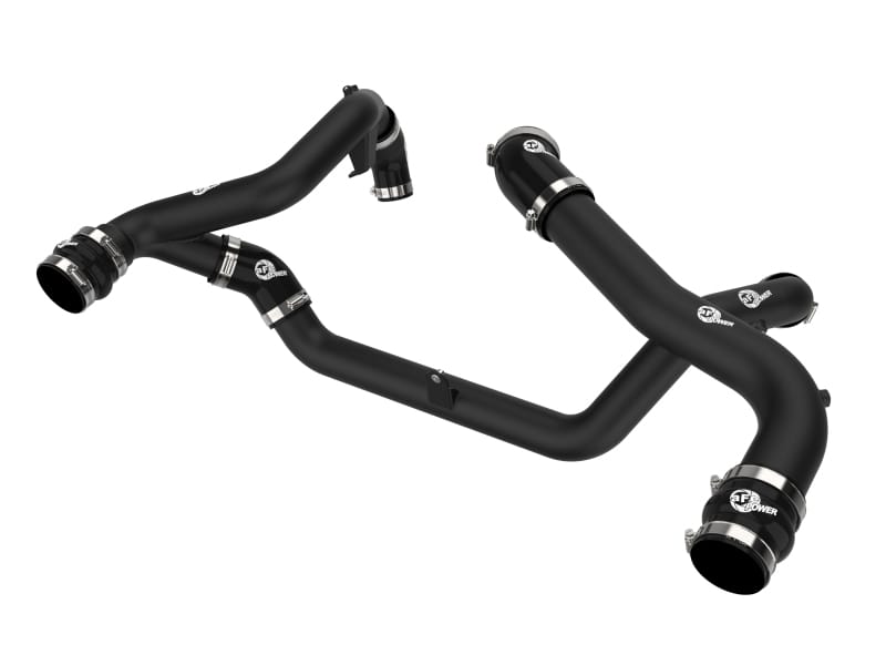 aFe — BladeRunner Aluminum Hot and Cold Charge Pipe Kit Black