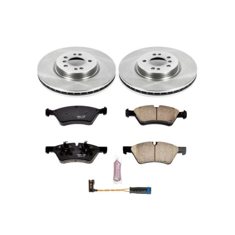 PowerStop — OE Stock Replacement Low-Dust Ceramic Brake Pad and Rotor Kit