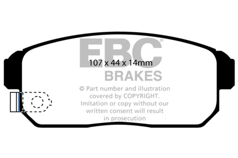 EBC — Yellowstuff Street And Track Brake Pads