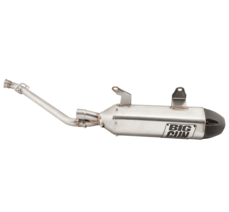 Big Gun — Big Gun 12-14 Kawasaki Brute Force 750 IRS EXO Stainless Slip On Exhaust