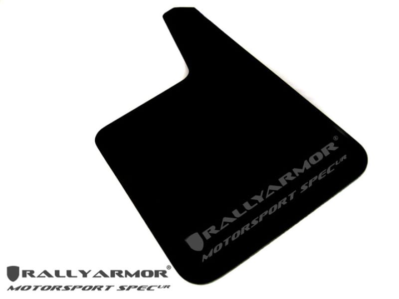 Rally Armor — Black Mud Flap/Red Logo