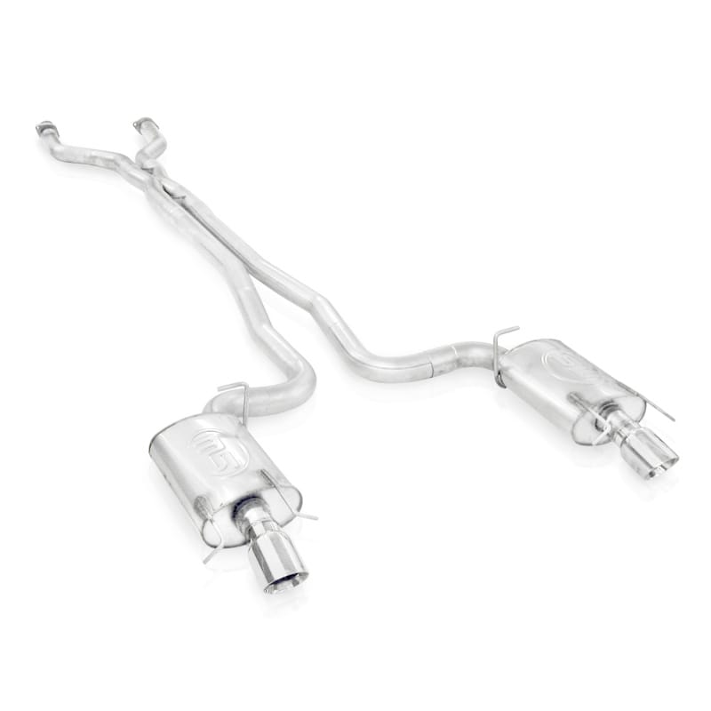 Stainless Works — Stainless Works Wagon Catback Dual Turbo Chambered Mufflers Factory Connect