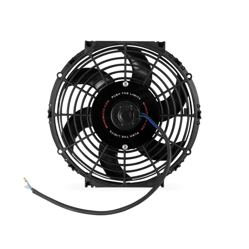 Mishimoto — Electric Fan, Slim, Curved Blade, Black, 10 in
