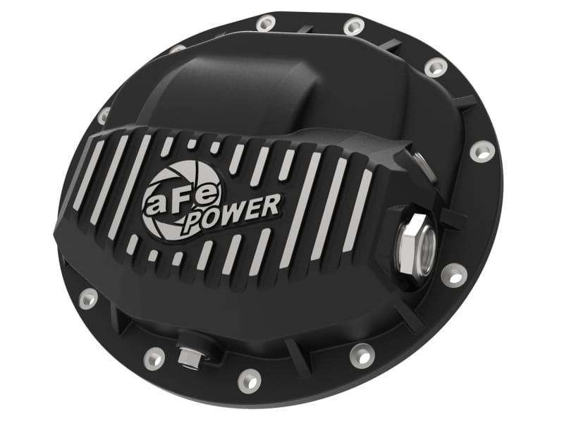 aFe — aFe POWER Pro Series Front Differential Cover Black w/ Machined Fins