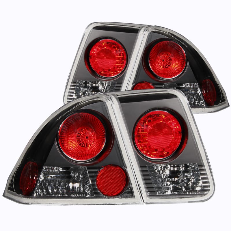 ANZO — ANZO 2001-2004 Honda Civic Taillights Black
TailLightSet