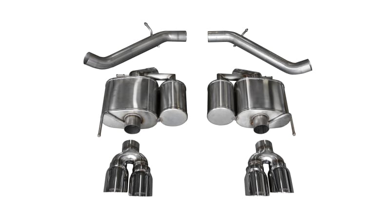 CORSA Performance — 3.0in. Axle-Back Dual Rear Exit with Twin 4.0in. Polished Pro-Series Tips