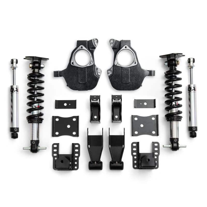 QA1 — QA1 LK21-GMT03 4/6 Lowering Kit,14-18 GM 1500,2WD Stamped/Al. Arms Single Adjust