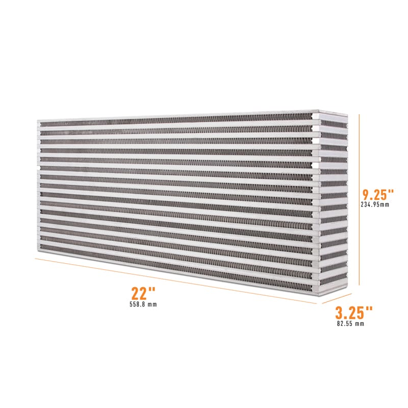 Mishimoto — Universal Air-to-Air Race Intercooler Core 22 in x 9.25in x 3.25in