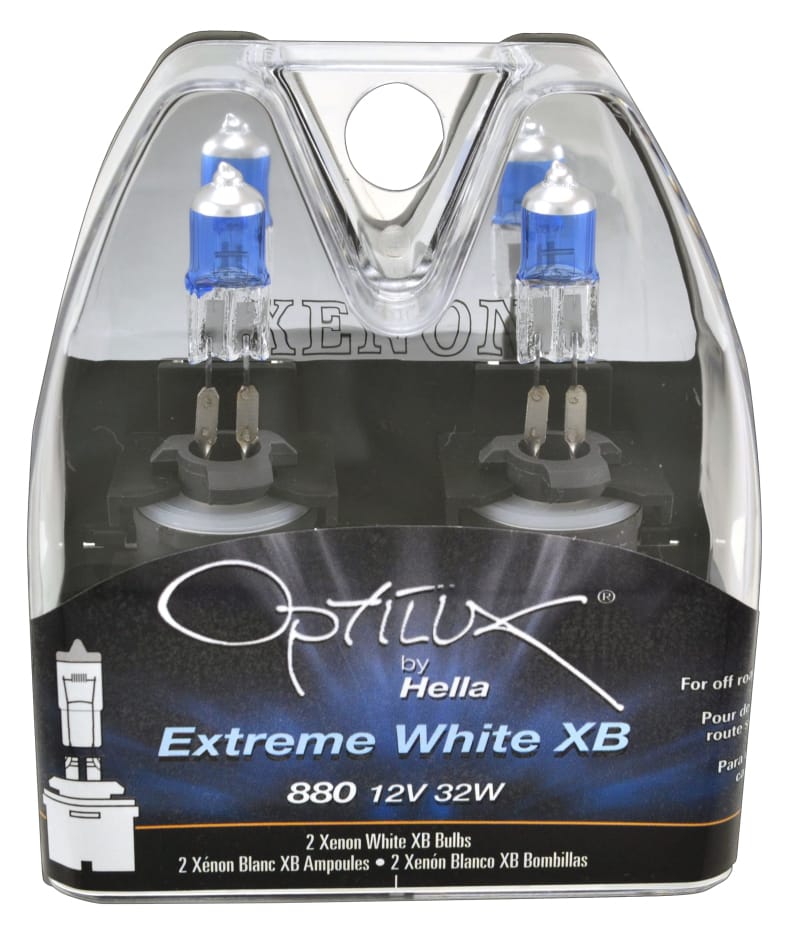Hella — Hella Bulb 880 12V 32W Xen Wht Xb (2)
880 Halogen Bulb