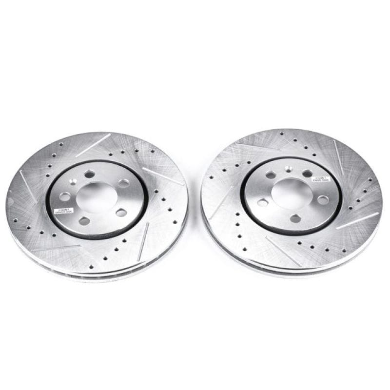 PowerStop — PowerStop Evolution Performance Drilled, Slotted & Plated Brake Rotor Pair