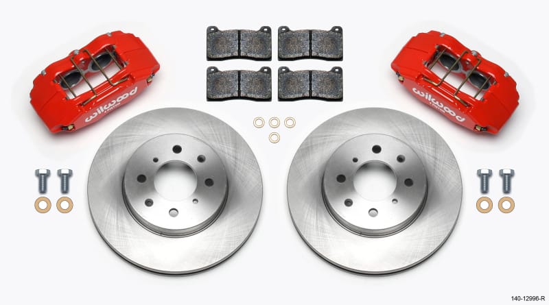 Wilwood — Wilwood DPHA Front Caliper & Rotor Kit Red Honda / Acura w/ 262mm OE Rotor
BRAKE KIT