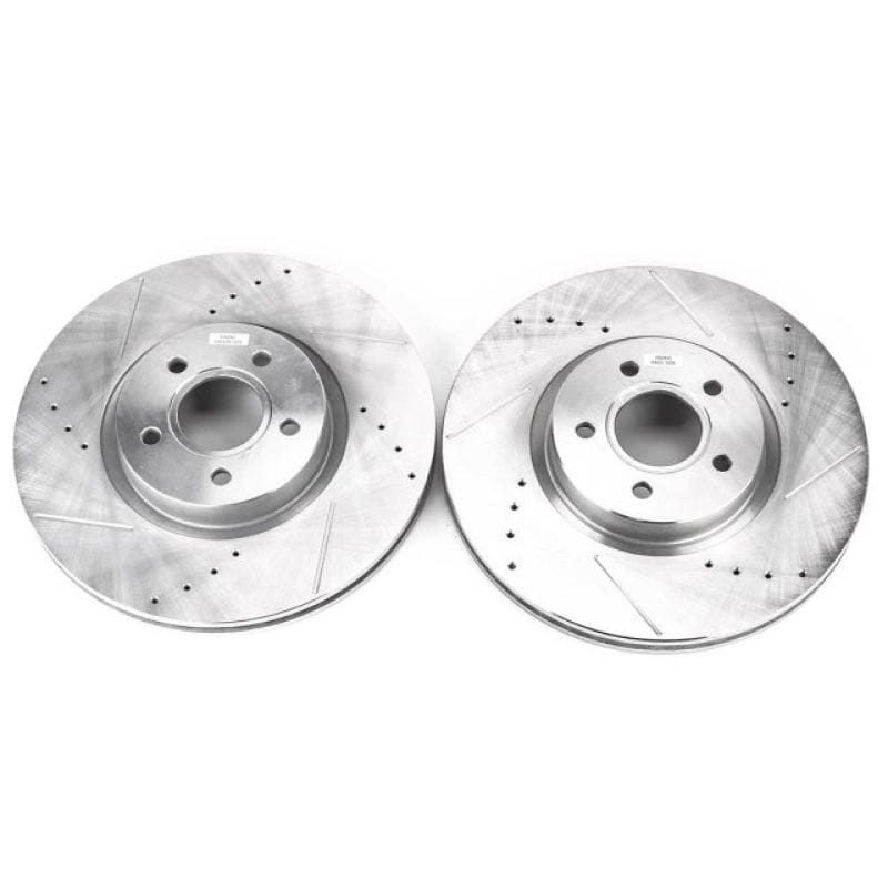 PowerStop — PowerStop Evolution Performance Drilled, Slotted & Plated Brake Rotor Pair