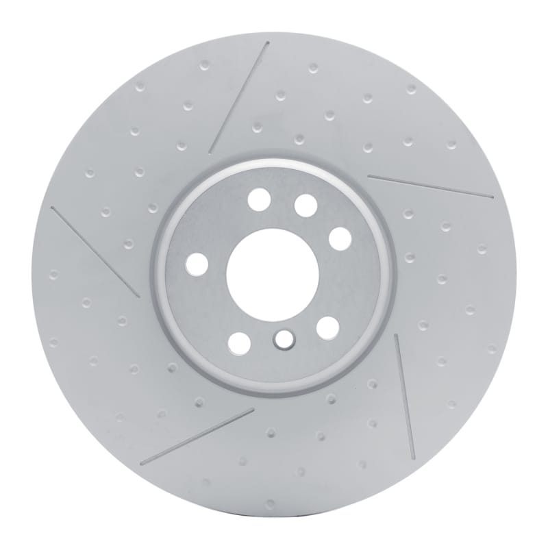 DFC — DFC Hi-Carbon Alloy GEOMET Coated Rotor - Dimpled and Slotted