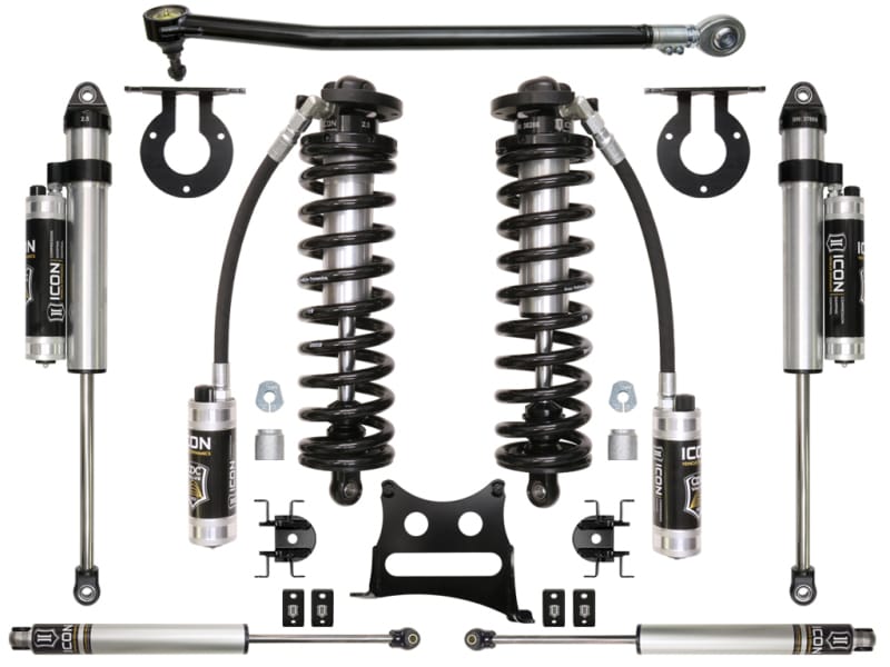 ICON — 17-UP FORD F-250/F-350 2.5-3" STAGE 4 COILOVER CONVERSION SYSTEM
17-22 FORD F-250/F-350 2.5-3" STAGE 4 COILOVER CONVERSION SYSTEM