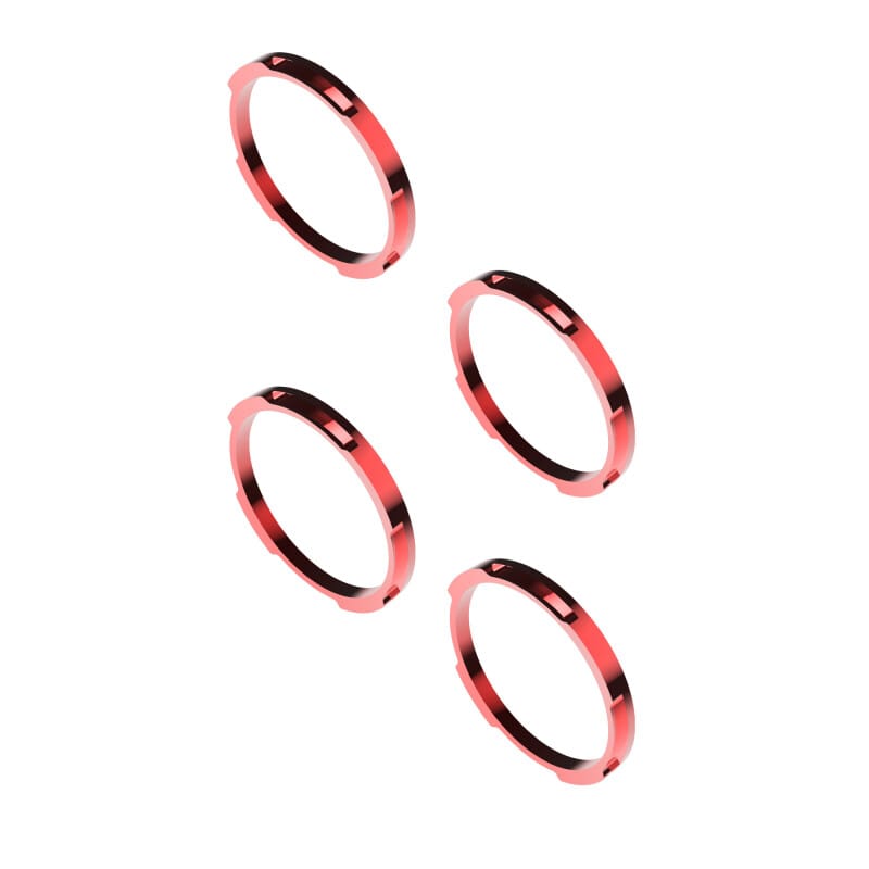 KC HiLiTES — KC Bezel Ring KC FLEX ERA BAR Red 4PC