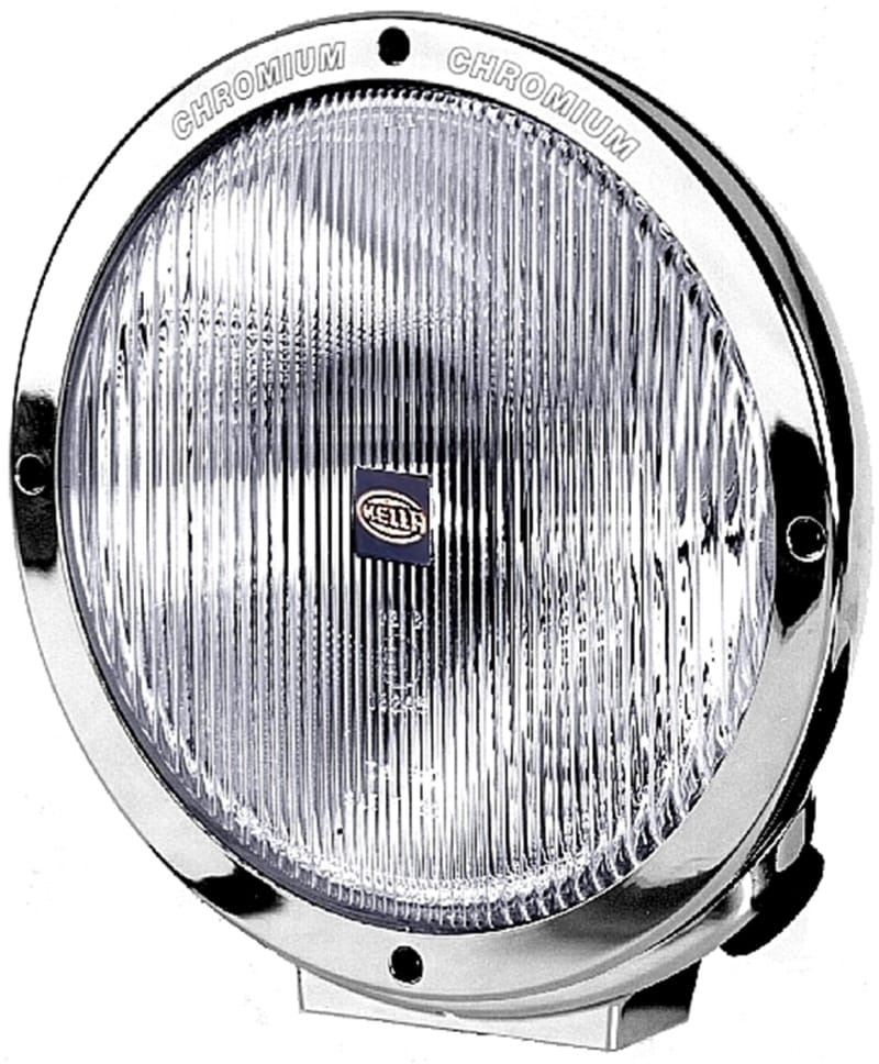 Hella — Hella Rallye 4000 Series Chrome Euro Beam 12V Halogen Lamp with Position Lamp