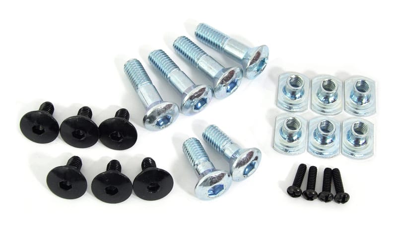 Cycra — Cycra Replacement Hardware Ultra - Black/Silver