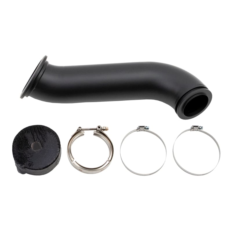 Wehrli — Down Pipe, 4in., 04.5-07 Cummins w High Mnt S300 Turbo & 2nd Gen Manifold