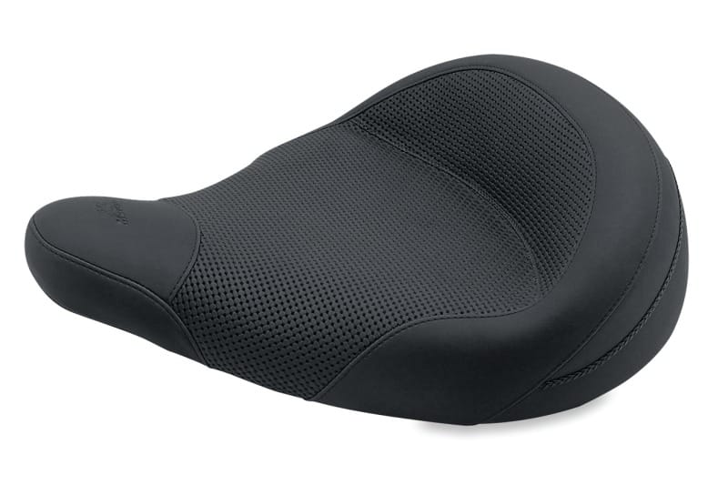 Mustang Motorcycle — Mustang 83-21 Harley Electra Glide,Rd King Police Std Touring Solo Seat Textured - Black