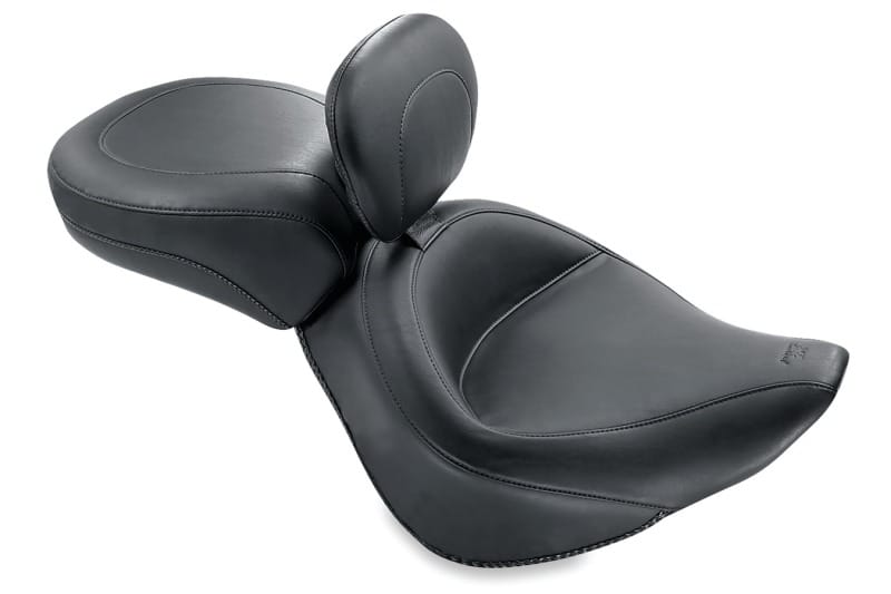 Mustang Motorcycle — Mustang 84-06 Harley Standard Rear Tire Wide,00-06 Softail Touring Recessed Passenger Seat - Black