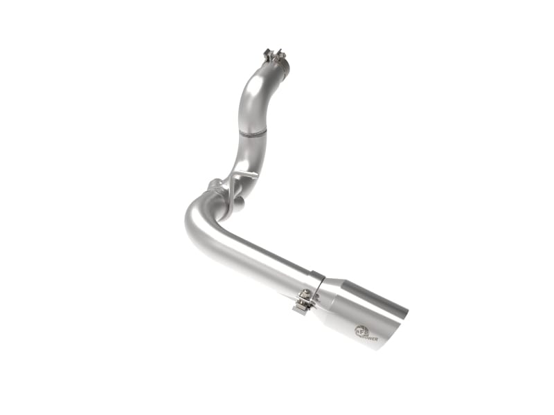 aFe — Large Bore-HD 3 IN 304 Stainless Steel DPF-Back Exhaust System w/Polished Tip