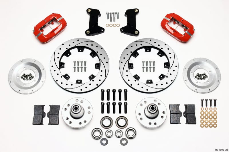 Wilwood — KIT,FRONT,PINTO/MUSTANG II,74-78,FDLI 12.19,SRP,RED