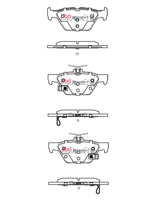 DBA — Rear Street Series EV Brake Pads
