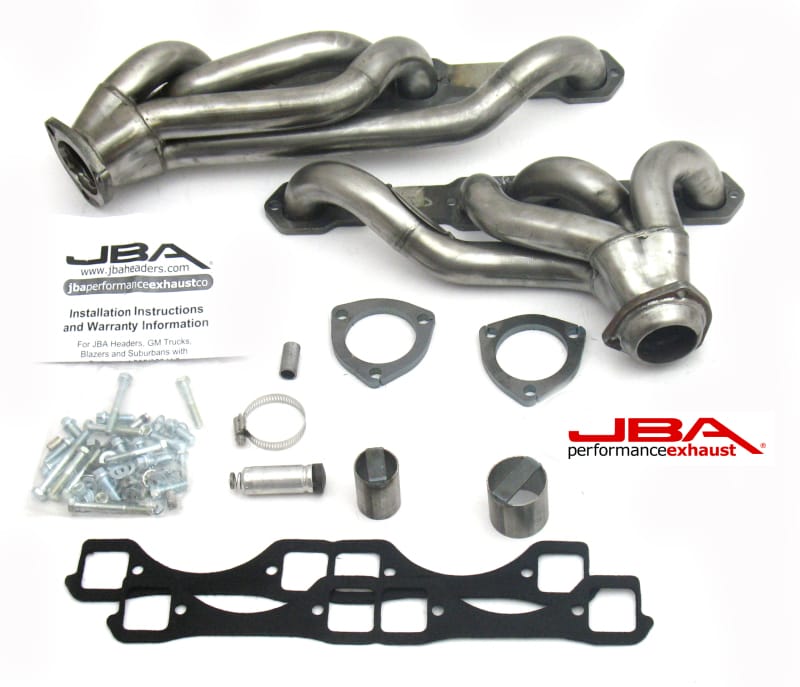 JBA — JBA 65-86 GM Truck 265-400 Carbureted w/A.I.R. 1-5/8in Primary Raw 409SS Cat4Ward Header
Exhaust Header