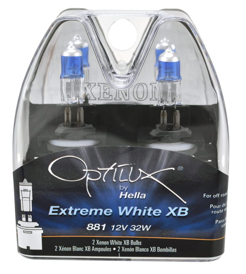 Hella — Hella Bulb 881 12V 32W XEN WHT XB (2)
881 Halogen Bulb
