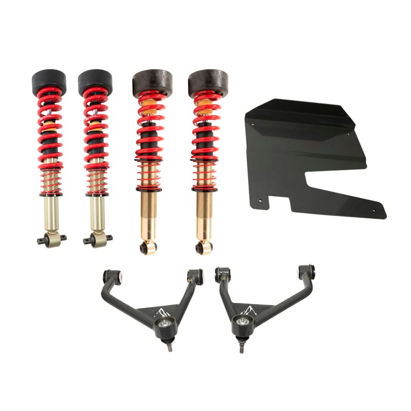 Belltech — 4 INCH LIFT KIT | FRONT AND REAR TRAIL PERFORMANCE COILOVERS - 150220TPC
4" Lift Kit Inc. Front and Rear Trail Performance Coilovers