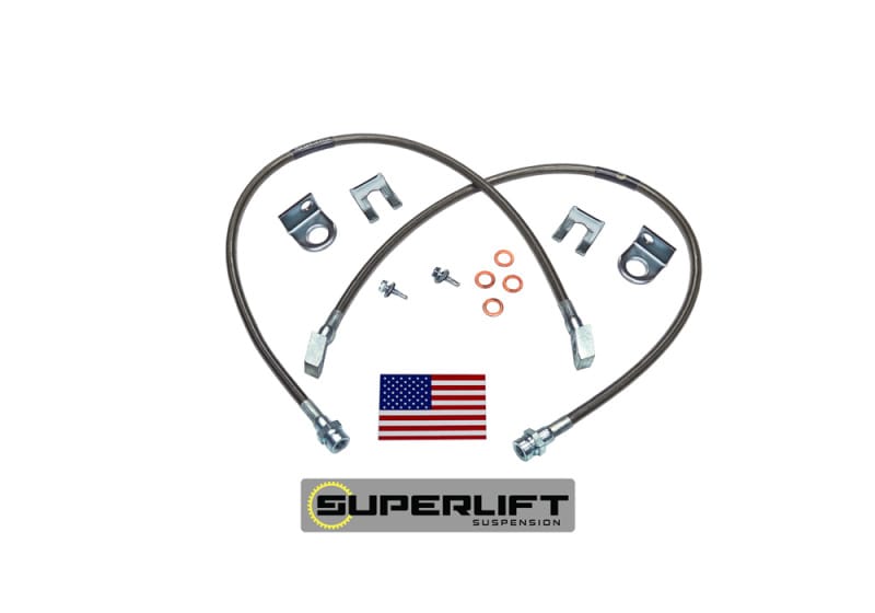 Superlift — Bulletproof Brake Hose - Rear - 76-86 Jeep CJ5/CJ7 3" plus Lift
Bulletproof Brake Hose-Rear-76-86 Jeep CJ5/CJ7 3in. plus Lift