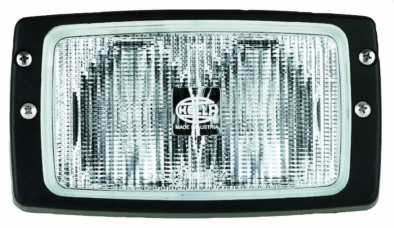 Hella — Module 6213 Halogen Double Beam Flush Mount Work Lamp (CR)