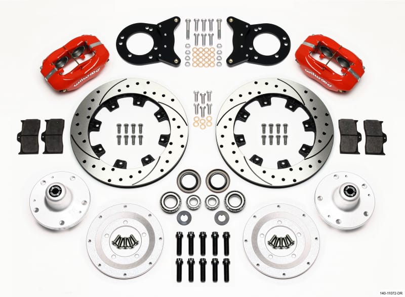 Wilwood — KIT,FRONT,MUSTANG,65-69,FDLI,12.19 SRP,RED