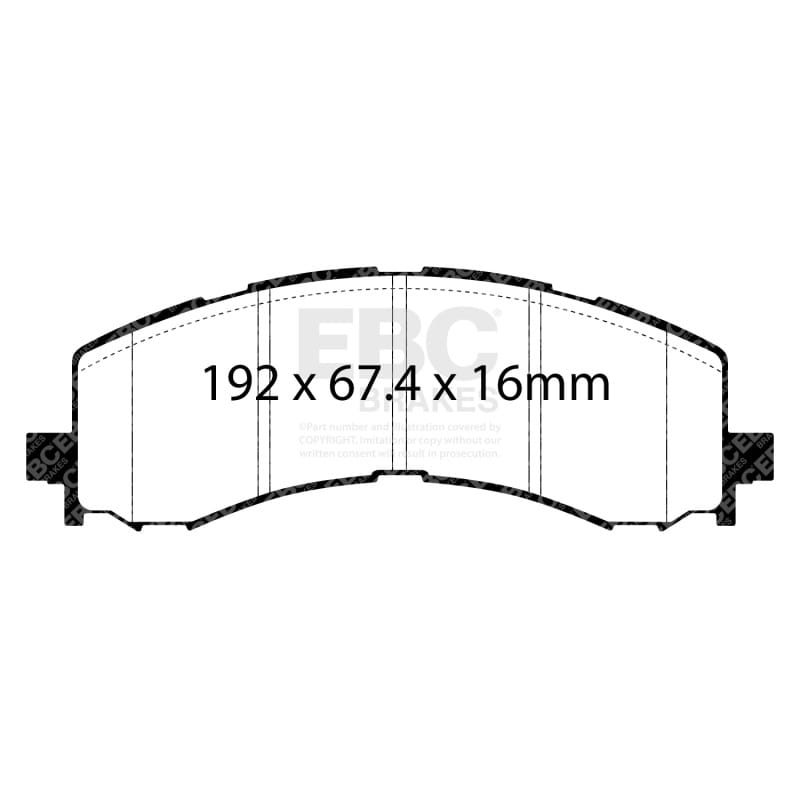 EBC — Truck/SUV Extra Duty Brake Pads