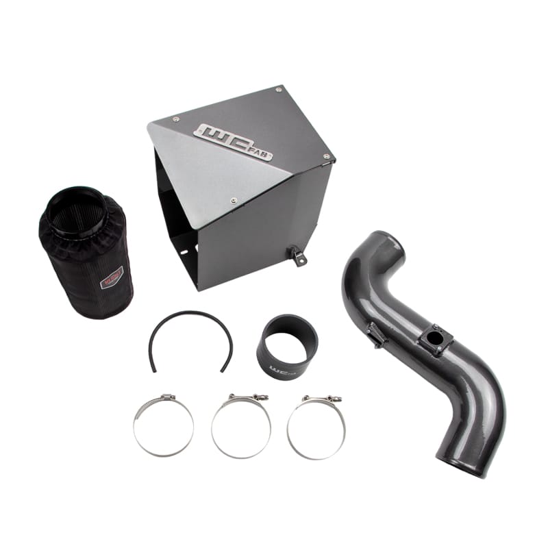 Wehrli — Intake Kit, 4in., for 2011-2016 Duramax LML, Gloss Black