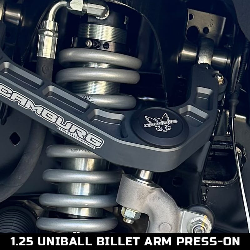 Camburg — 1.25" KINETIK Upper Control Arm Uniball Cap Kit (Press On)