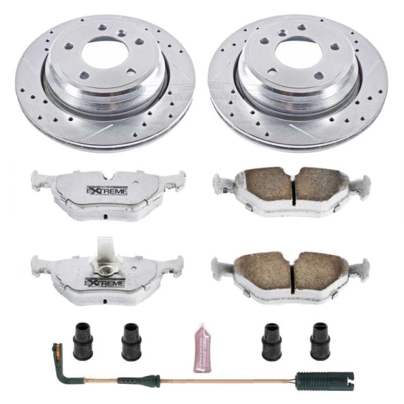 PowerStop — Z26 Street Performance Ceramic Brake Pad and Drilled & Slotted Rotor Kit
