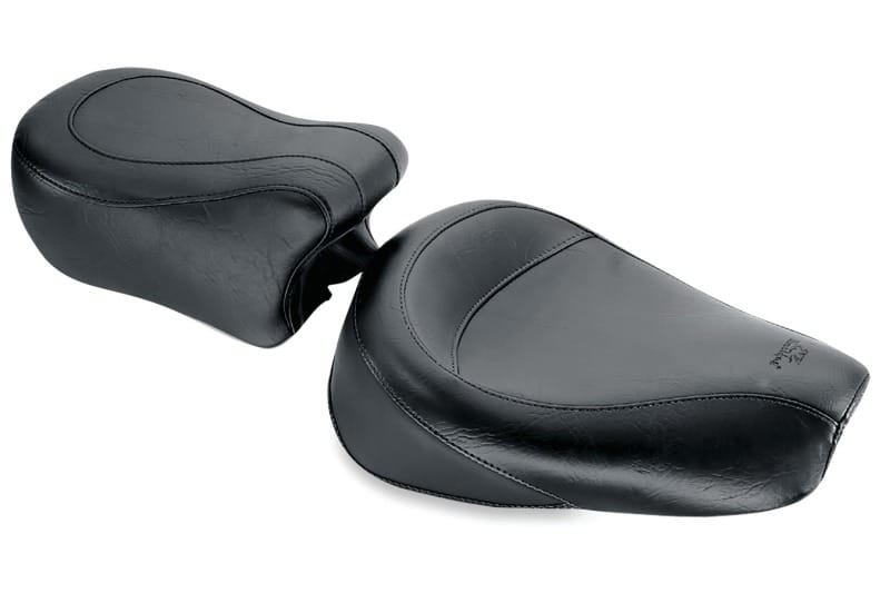 Mustang Motorcycle — Mustang 82-03 Harley Sportster Standard Touring Passenger Seat - Black