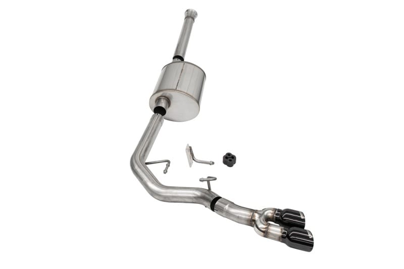 CORSA Performance — 3.0in. Front of Tire Exit Catback Exhaust System with Twin 3.5in. Pro Series® Ti
3.0in. Front of Tire Exit Catback Exhaust System with Twin 3.5in. Tips