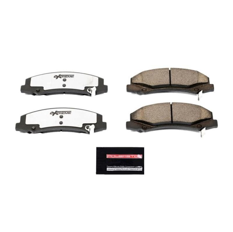 PowerStop — PowerStop - Z26 Performance Carbon-Fiber Ceramic Brake Pads with Hardware Kit