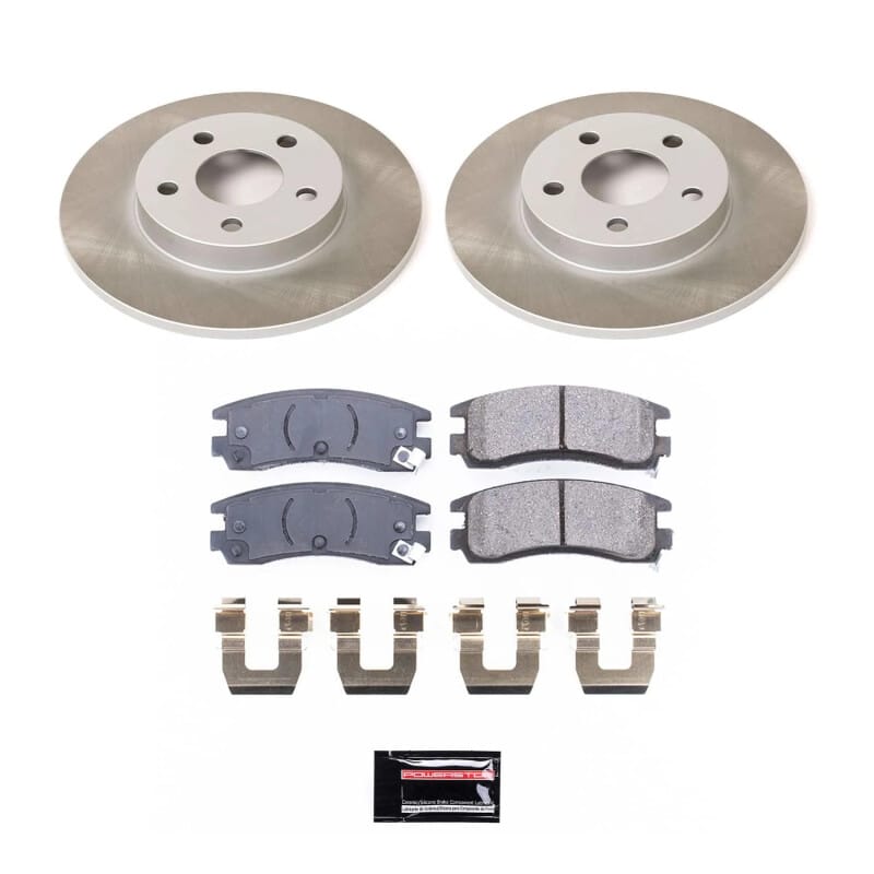 PowerStop — Semi-Coated Rotor and Low-Dust Ceramic Brake Pad Kit