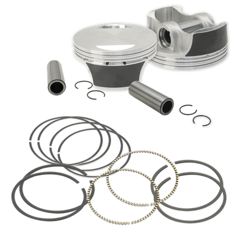 S&S Cycle — S&S Cycle 07-17 BT 3.927in Standard Bore 106in Big Bore Forged Piston Set