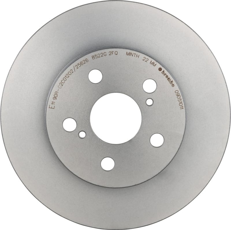 Brembo OE — Premium UV Coated Rear Brake Rotor