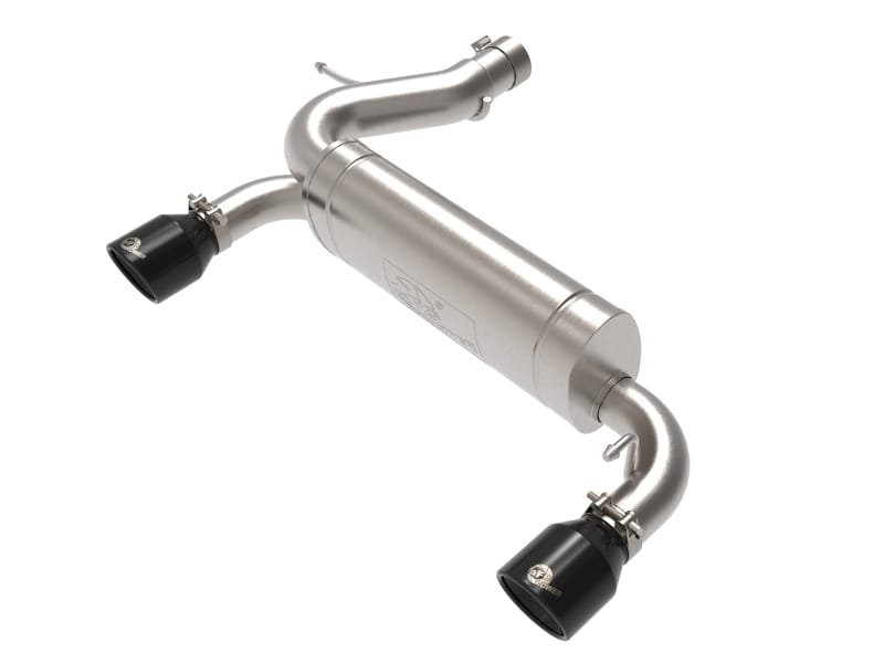 aFe — Vulcan Series 3 IN to 2-1/2 IN Stainless Steel Axle-Back Exhaust System Black