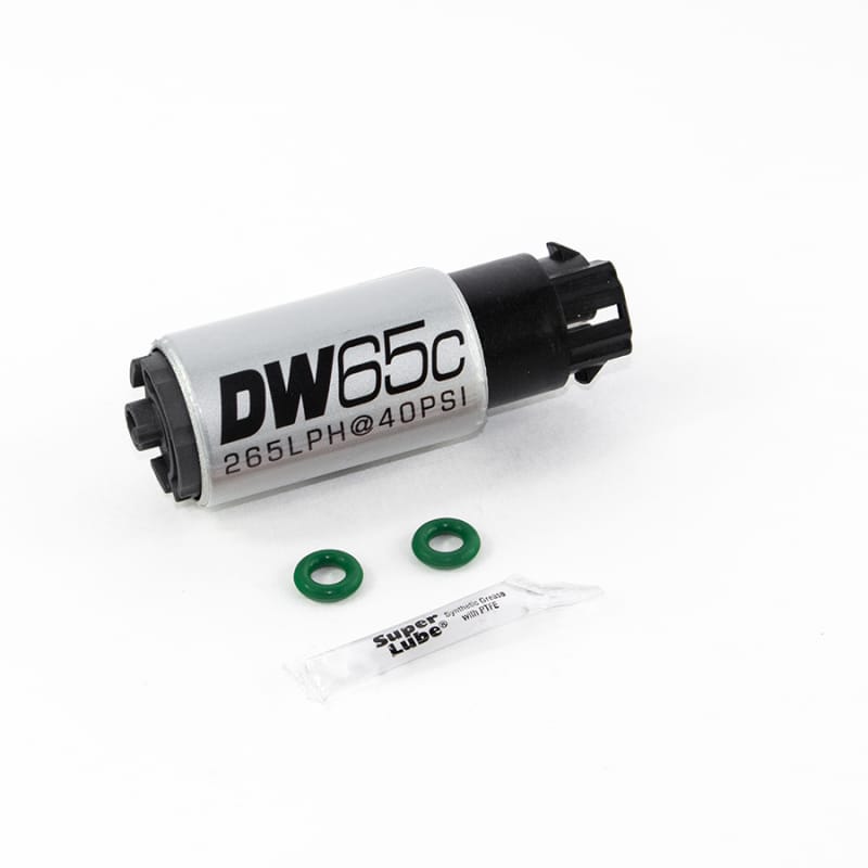 DeatschWerks — 265lph compact fuel pump with clips w/ 1009 install kit
DW65C Fuel pump for R35 GTR