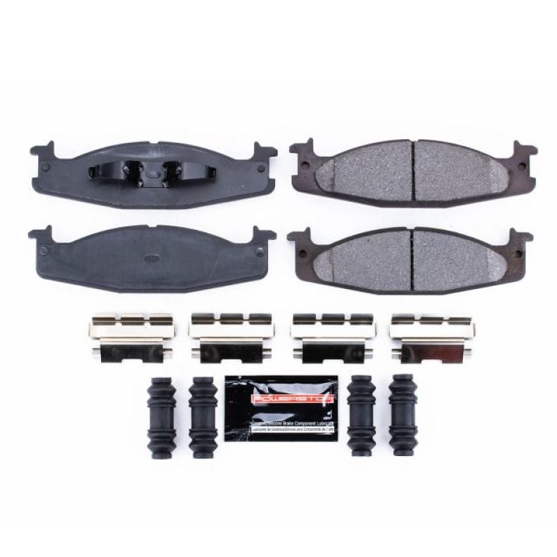 PowerStop — PowerStop - Z23 Daily Driver Carbon-Fiber Ceramic Brake Pads with Hardware Kit