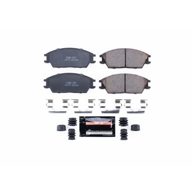 PowerStop — PowerStop - Z23 Daily Driver Carbon-Fiber Ceramic Brake Pads with Hardware Kit