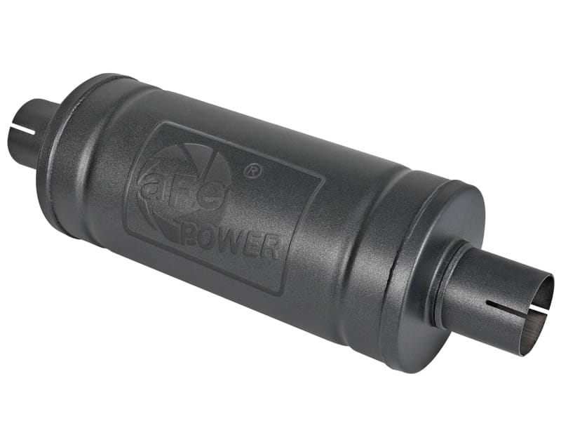 aFe — MACH Force-Xp 409 Stainless Steel Muffler w/ High-Temp Metallic Black finish