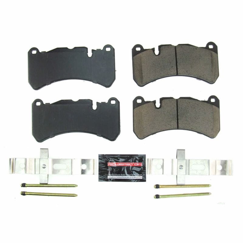 PowerStop — PowerStop - Z23 Daily Driver Carbon-Fiber Ceramic Brake Pads with Hardware Kit