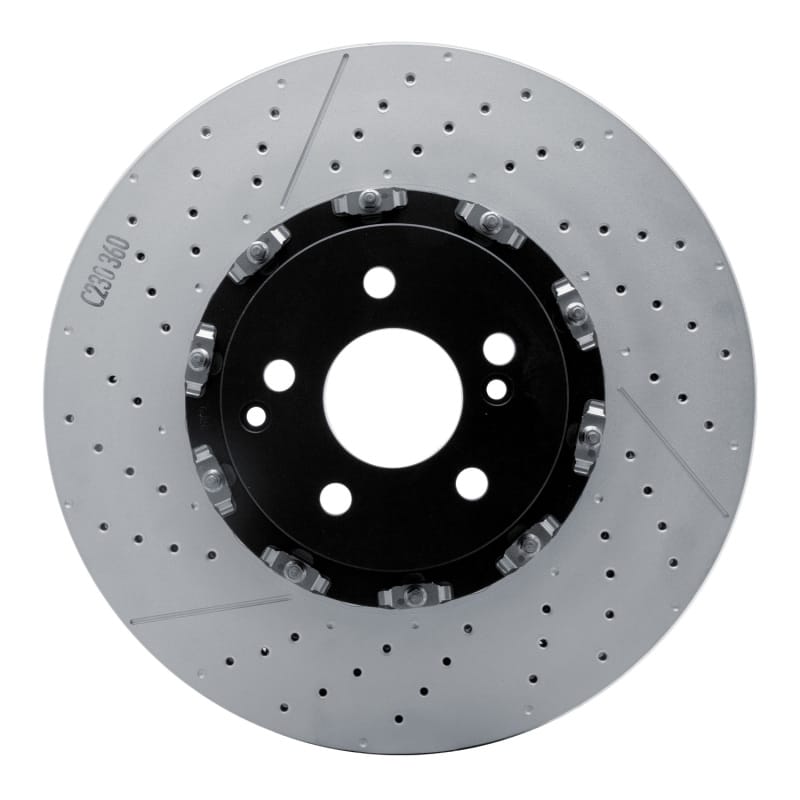 DFC — DFC Hi-Carbon Alloy Rotor - Drilled and Slotted - Aluminum Hat
